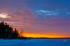 закат Карелия, середина апреля 2016 - рыбалка (фотоальбом)